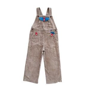 Izod Vintage Izod Lacoste Corduroy Overalls (4T)